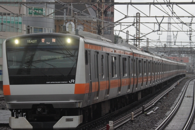 鉄道フォト・写真：JR東日本E233系電車 クハE232-13 吉祥寺駅 (JR) 鉄道フォト・写真 by 鉄道と絵のひろばさん - 撮影日 2024/07/12 15:36