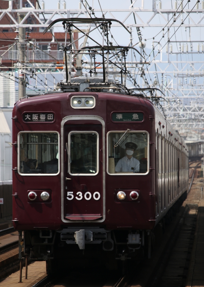 鉄道フォト・写真：阪急電鉄 阪急5300系電車 5300 上新庄駅 鉄道フォト・写真 by ポールスターさん - 撮影日 2024/05/26 14:05