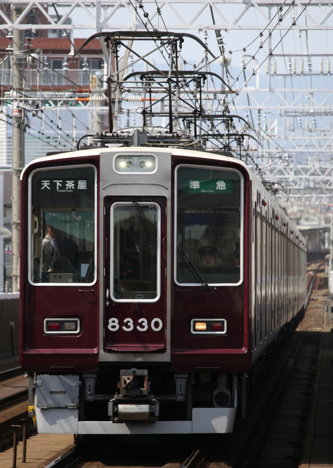 鉄道フォト・写真：阪急電鉄 阪急8300系電車 8330 上新庄駅 鉄道フォト・写真 by ポールスターさん - 撮影日 2024/05/26 14:14