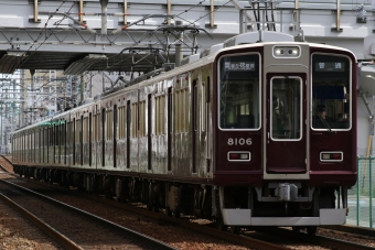 阪急電鉄 阪急8100形(Mc) 8106 鉄道フォト・写真 by ポールスターさん 服部天神駅：2024年06月29日15時ごろ