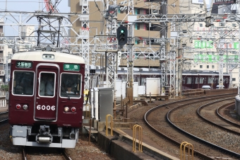 阪急電鉄6000形(Mc) 6006 鉄道フォト・写真 by ポールスターさん 中津駅 (大阪府|阪急)：2024年07月09日07時ごろ