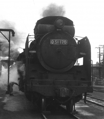 国鉄D51形蒸気機関車 D51170 鉄道フォト・写真 by マイクさん ：1971年08月31日10時ごろ