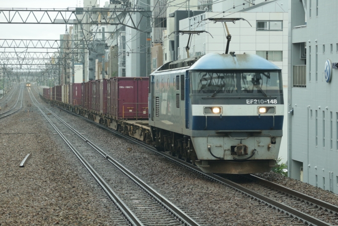 鉄道フォト・写真：JR貨物  EF210-148 さくら夙川駅 鉄道フォト・写真 by とうななさん - 撮影日 2024/06/28 12:15