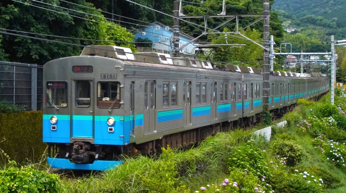 鉄道フォト・写真：伊豆急行8000系電車 クモハ8151 網代駅 鉄道フォト・写真 by Nanahoshiさん - 撮影日 2024/06/02 09:46