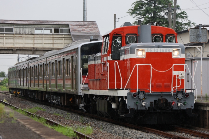 鉄道フォト・写真：JR東日本  涌谷駅 鉄道フォト・写真 by でんちゃまんさん - 撮影日 2024/07/10 11:03