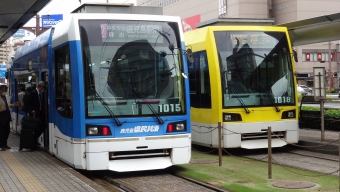 鹿児島市交通局 鹿児島市電1000C形 1015C 鉄道フォト・写真 by Macam1024さん 鹿児島中央駅：2024年06月10日09時ごろ