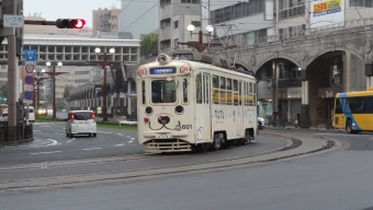 鹿児島市交通局 601 鉄道フォト・写真 by Macam1024さん いづろ通停留場：2024年06月15日18時ごろ