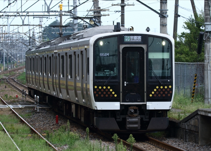 鉄道フォト・写真：JR東日本E131系電車  那須塩原駅 鉄道フォト・写真 by Reach5105Heavyさん - 撮影日 2023/08/19 14:25