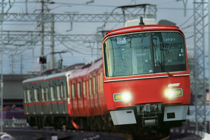 名古屋鉄道 名鉄3500系電車 3523 木曽川堤駅 鉄道フォト・写真 by