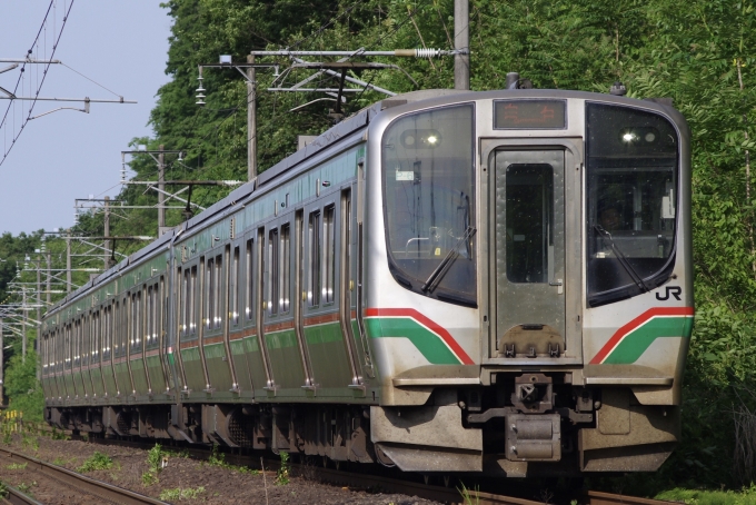 鉄道フォト・写真：JR東日本E721系電車 クハE720-6 北白川駅 鉄道フォト・写真 by Higashiさん - 撮影日 2024/05/26 15:57