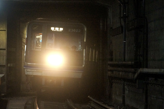 ししまるさま確認 大阪メトロ】23系23622Fが廃車・解体のため緑木検車場から搬出・陸送