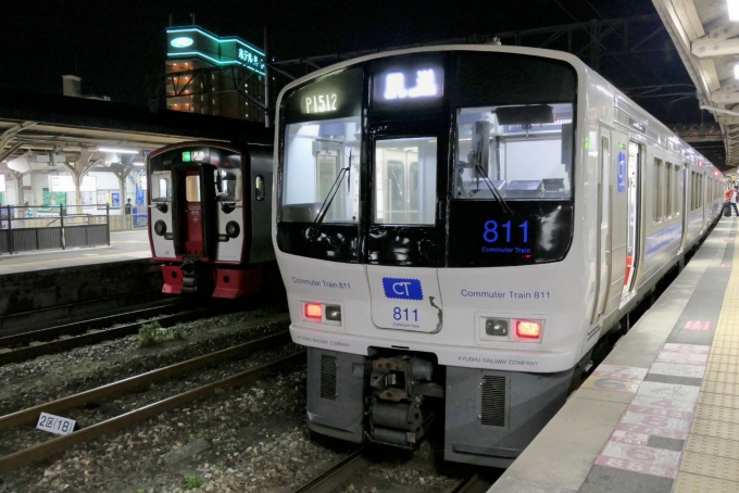 鉄道フォト・写真：JR九州811系電車 クハ810-1512 鳥栖駅 鉄道フォト・写真 by DMF02さん - 撮影日 2024/03/27 20:00