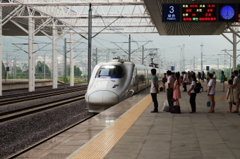 中国鉄路総公司 CRH2B型電車 ZY 211201 鉄道フォト・写真 by KatsuragiShokoさん ：2014年08月01日18時ごろ