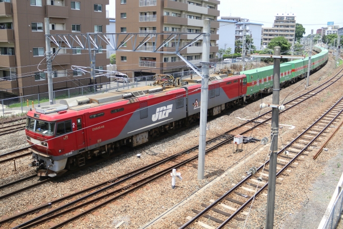 鉄道フォト・写真：JR貨物EH500形電気機関車 EH500-48 香椎駅 鉄道フォト・写真 by ジャンガリアンハムスターさん - 撮影日 2017/07/08 12:36