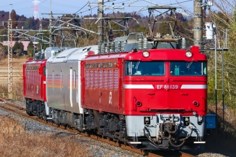 JR東日本 国鉄EF81形電気機関車 鉄道フォト・写真 by on-chanさん 蒲須坂駅：2021年01月29日14時ごろ
