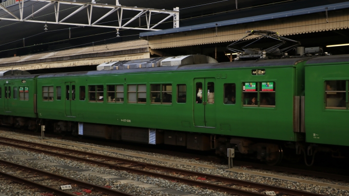 JR西日本 モハ117形 モハ117-308 鉄道フォト・写真 by 喜多一さん 京都駅 (JR)：2019年12月12日08時ごろ