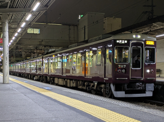 阪急電鉄 7117 鉄道フォト | レイルラボ(RailLab)
