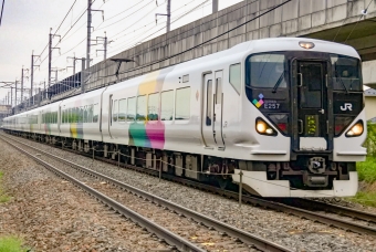JR東日本E257系電車 鉄道フォト・写真 by marsann_8181さん 安茂里駅：2018年05月07日06時ごろ