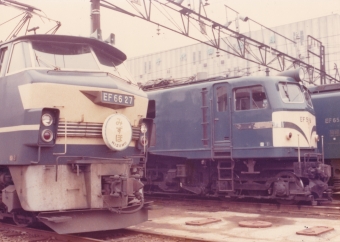 国鉄EF66形電気機関車 EF66 27 鉄道フォト・写真 by レフカーボさん 田町駅 (東京都)：1978年10月15日14時ごろ