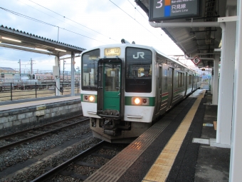 JR東日本719系電車 鉄道フォト・写真 by レフカーボさん 会津若松駅：2016年11月03日16時ごろ