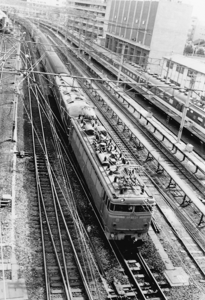 国鉄EF80形電気機関車 十和田(急行) 鉄道フォト・写真 by レフカーボさん 上野駅 (JR)：1978年06月11日00時ごろ