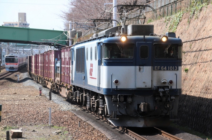 JR貨物 国鉄EF64形電気機関車 EF64 1013 鉄道フォト・写真 by Yoshi＠LC5820さん 金山駅 (愛知県|JR)：2022年03月24日13時ごろ
