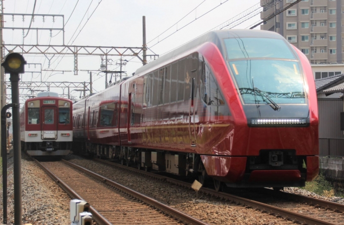 鉄道フォト・写真：近畿日本鉄道 近鉄80000系電車  ひのとり 80102 近鉄蟹江駅 鉄道フォト・写真 by Yoshi＠LC5820さん - 撮影日 2020/08/21 11:08