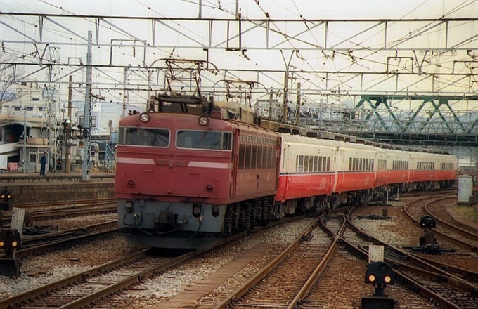 JR西日本 国鉄EF81形電気機関車 鉄道フォト・写真 by norikadさん 姫路駅：1989年01月29日00時ごろ