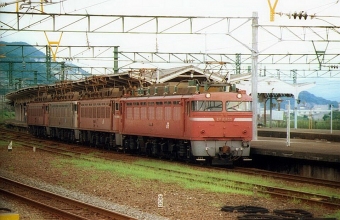 JR九州 国鉄EF81形電気機関車 鉄道フォト・写真 by norikadさん 門司駅：1992年07月25日00時ごろ
