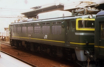 JR西日本 国鉄EF81形電気機関車 鉄道フォト・写真 by norikadさん 大阪駅：1993年01月16日00時ごろ