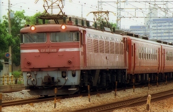 JR西日本 国鉄EF81形電気機関車 EF81-148 鉄道フォト・写真 by norikadさん 須磨駅：1993年06月13日00時ごろ