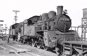 国鉄C12形蒸気機関車 C12-230 鉄道フォト・写真 by norikadさん 加古川駅：1970年02月14日00時ごろ