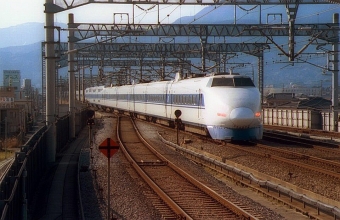 JR東海 100系新幹線電車 鉄道フォト・写真 by norikadさん 豊橋駅 (JR)：1993年01月20日00時ごろ