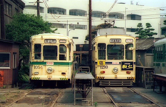 熊本市交通局1200形電車 1210 鉄道フォト・写真 by norikadさん ：1988年08月02日00時ごろ