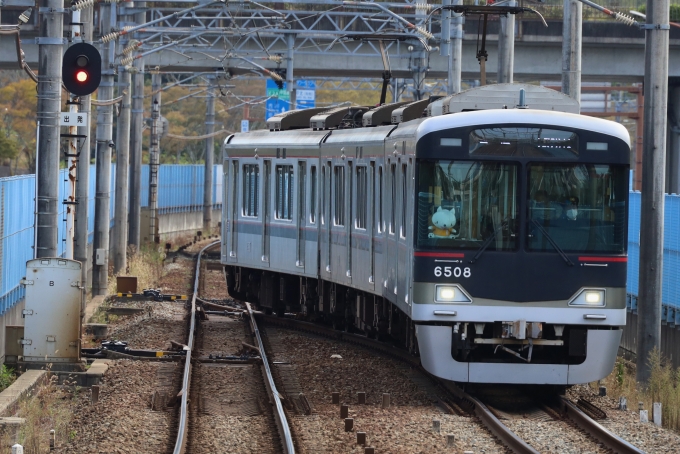 神戸電鉄6500形(Mc2) 6508 鉄道フォト・写真 by norikadさん 南ウッディタウン駅：2021年10月24日12時ごろ