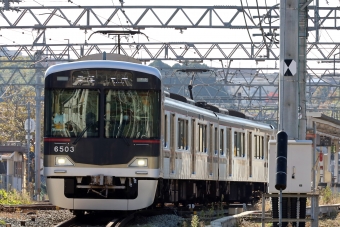 神戸電鉄6500形(Mc1) 6503 鉄道フォト・写真 by norikadさん 有馬口駅：2021年11月19日12時ごろ