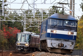 JR貨物 EF210形 EF210-327 鉄道フォト・写真 by norikadさん 舞子駅：2021年12月14日10時ごろ
