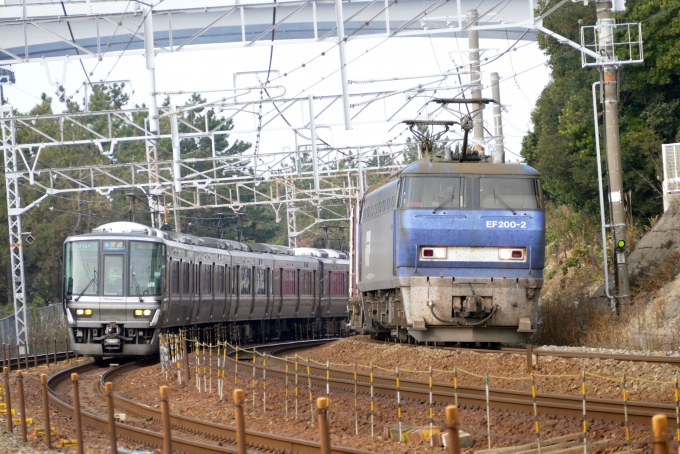 JR貨物 EF200形 EF200-2 鉄道フォト・写真 by norikadさん 舞子駅：2019年01月08日11時ごろ