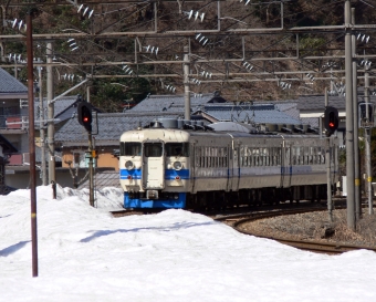 JR西日本 クハ455-42 鉄道フォト・写真 by norikadさん 今庄駅：2006年03月24日12時ごろ