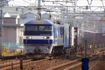 JR貨物 EF210形 EF210-304 鉄道フォト・写真 by norikadさん 垂水駅：2016年12月19日10時ごろ
