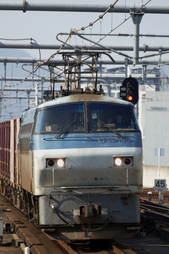 JR貨物 国鉄EF66形電気機関車 EF66-105 鉄道フォト・写真 by norikadさん 姫路駅：2016年12月19日11時ごろ