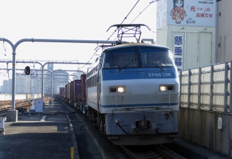JR貨物 国鉄EF66形電気機関車 EF66-128 鉄道フォト・写真 by norikadさん 加古川駅：2016年12月19日12時ごろ