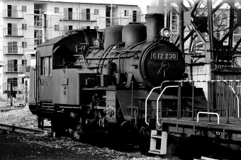 国鉄C12形蒸気機関車 C12-230 鉄道フォト・写真 by norikadさん 加古川駅：1972年03月04日00時ごろ