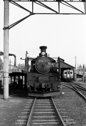 国鉄C56形蒸気機関車 C56-159 鉄道フォト・写真 by norikadさん 小淵沢駅：1972年03月09日00時ごろ