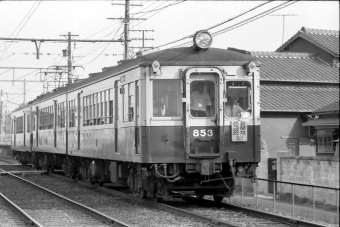 山陽電気鉄道 850形 853 鉄道フォト・写真 by norikadさん 月見山駅：1973年09月15日00時ごろ
