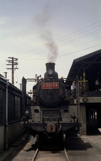 国鉄C56形蒸気機関車 C56-124 鉄道フォト・写真 by norikadさん 七尾駅 (JR)：1972年06月11日00時ごろ