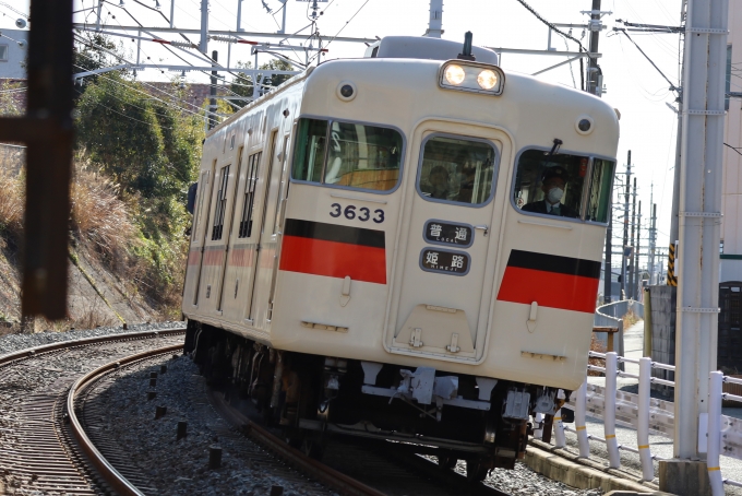 鉄道フォト・写真：山陽電車 山陽電気鉄道3000系電車 3633 舞子公園駅 鉄道フォト・写真 by norikadさん - 撮影日 2022/02/09 10:00