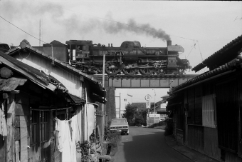 国鉄C57形蒸気機関車 C57-196 鉄道フォト・写真 by norikadさん 宮崎駅：1972年08月13日00時ごろ
