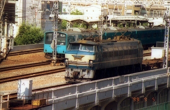 JR貨物 国鉄EF66形電気機関車 鉄道フォト・写真 by norikadさん 兵庫駅：1999年09月05日00時ごろ