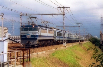 JR西日本 国鉄EF65形電気機関車 鉄道フォト・写真 by norikadさん 立花駅：1999年09月23日00時ごろ